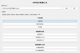 APK状态检测工具（一键快速解析APK文件）