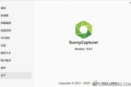 SunnyCapturer v5.3.0绿色版（屏幕截图工具）