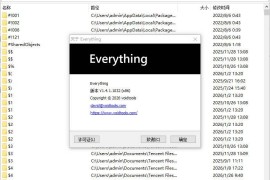 Everything v1.4.1.1032单文件版（本地文件搜索工具）